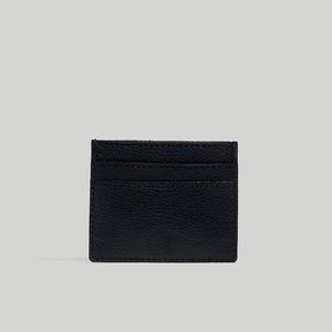 Madewell Black Leather Card Holder